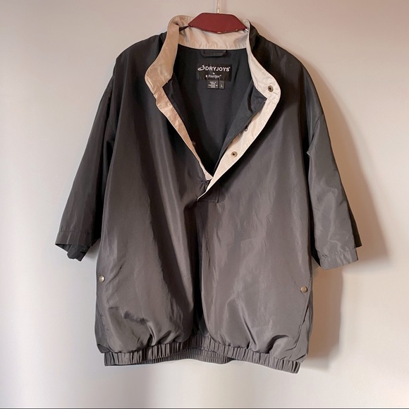 FootJoy DryJoys Black Golf 1/2 Zip jacket - Large - Picture 4 of 16